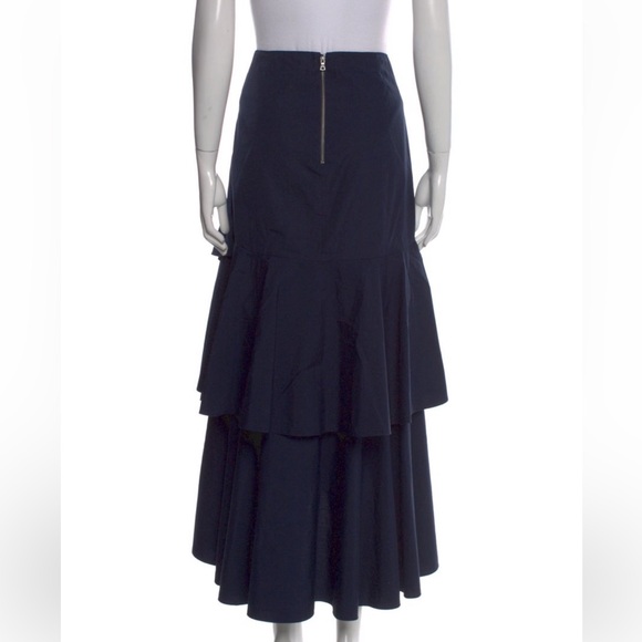 Alice & Olivia navy long skirt size 6 like new condition - Picture 3 of 4